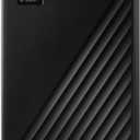 WD 5TB My Passport, Portable External Hard Drive, Black, backup software with defense against ransomware, and password protection, USB 3.1/USB 3.0 compatible - WDBPKJ0050BBK-WESN