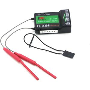 FLYSKY FS-iA10B Receiver 2.4G 10Channel PWM Output with PPM Compatible for FS I6 I10 I6S I6X Transmitter (iA10B)
