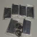 goldenwarm 6 Pack 4in Black Door Hinges Interior Door Hinges Black Matte 4 x 4 Inch with Square & Round Corners, Iron Material