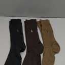 Polo Ralph Lauren Men's Super Soft Flat Dress Crew Socks-3 Pair Pack-Heel-Toe Reinforcement