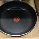 T-Fal Experience Non Stick Fry Pan w/Lid 10 Inch, Induction, Oven Broiler Safe 400F, Compatible with All Cooktops, Cookware, Deep Frying Pan, Cooking Skillet, Pots and Pans, Dishwasher Safe, Black