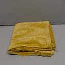 decorUhome Chenille Mineral Yellow Christmas Throw Pillow Covers 18x18 Inch Set of 2, Decorative Soft Couch Pillow Covers Solid Dyed Accent Farmhouse Neutral Square Pillow Cases for Sofa