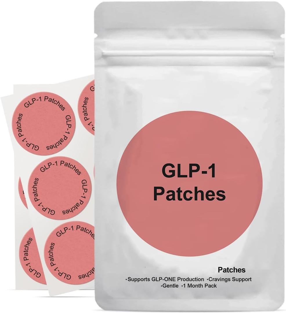 4 x GLP-1 Patches -8-Hour Time,Daily Support for Men andWomen-Easy to Apply on Skin(30 Pieces)