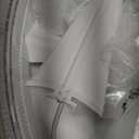 ZMISHIBO Low Profile Ceiling Fans with Lights, Flush Mount Modern Ceiling Fan and Remote Control, 20" LED Ceiling Fans, Stepless Dimmable 3 Colors and 6 Speeds (White)