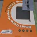 Smart Chicken Coop Heater, 200 Watts Chick Brooder Heating Plate Built-in Adaptive Temperature Sensor, Chicken Brooder Heater, Adaptable to Timer and Temp Controllers,UL-Compliant (Orange)