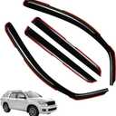 in-Channel Window Visors Rain Guards FIT Mazda CX-50 2023-2025 (2023-2025)  4-Piece in-Channel Dark-Smoke Polycarbonate Vent Deflectors