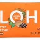 Aloha Organic Peanut Butter Chocolate Chip Protein Bars, 14g Plant-Based Protein, USDA Certified Organic, Gluten Free & Non-GMO, 1.9 Oz (Pack of 12)