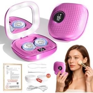 2025 Upgraded Ultrasonic Contact Lens Cleaner50KHz Germany Super MotorTop1 Intelligent Chip-Smart Modes Gentle Cleaning & 99% Brightness, Portable Contact Lens Care Tools Home Travel (Purple)