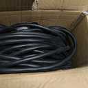 16/3 100 Ft Outdoor Extension Cord Waterproof, Weatherproof & Flame Retardant Black 3 Prong Power Cord Outside for Lawn & Garden, 16AWG 10A 1250W 125V SJTW ETL Listed