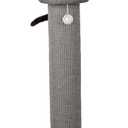 Kitty City Tall Sisal Cat Scratching Post, 32 Durable Scratcher with Sturdy Base & Hanging Jingle Toy, Easy Assembly, Furniture Protection for Indoor Cats - Gray