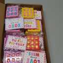ORIENTAL CHERRY Valentines Day Gifts for Kids - 24 Pack Valentines Cards with Tic Tac Toe Keychains - Valentine Gift Exchange for School Class Classroom Party Favors Boys Girls