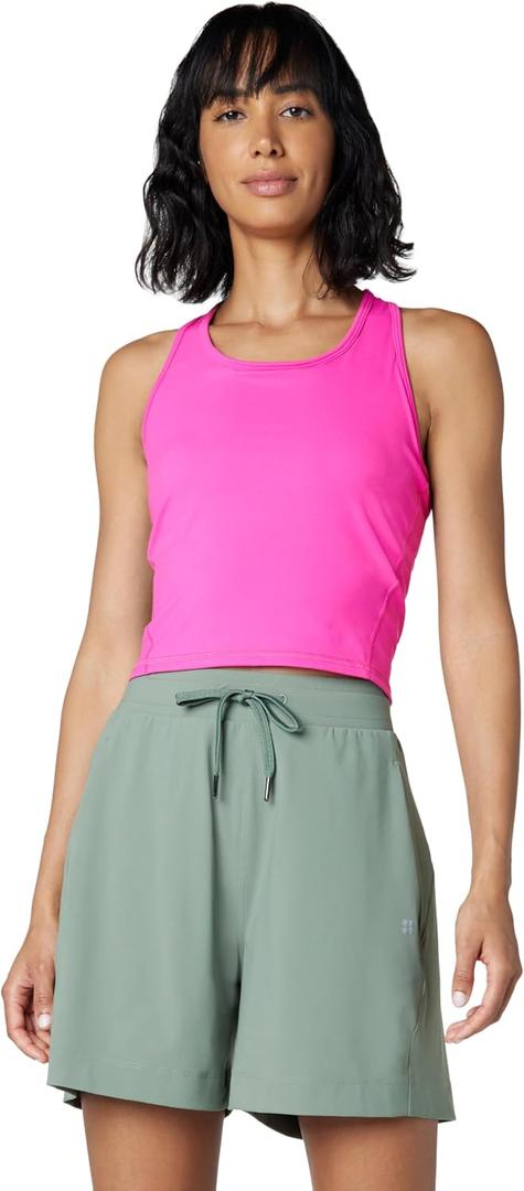 Sweaty Betty Women's Power Medium Impact Cropped Workout Tank Top L