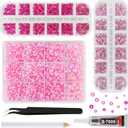33000Pcs Rhinestones for Bedazzling, 3mm Bedazzler Kit with Flatback Rhinestones for Clothes Crafting Crafts Nails Clothing, Flat Back Resin Rainbow Colorful Colored Crystal with B 7000 Glue Clear (Large Pack + 3pcs Glue)