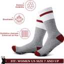 Geyoga 4 Pairs Mother's Day Funny Gifts Socks for Mom - off Duty Socks with Funny Sayings Go Ask Dad Gifts for Women & Mother