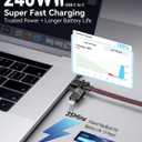 Miger 240W 4 in 1 Charging Cable,6FT USB C to Lightning Cable Braided Fast Charging Multi Chargers for All Devices with USB A/C to C/Lightning for iPhone 17 16 15 14 Pro/MacBook/iPad/Samsung S25 S24