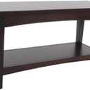 Alaterre Furniture Shaker Cottage Shoe Storage Bench, Espresso, 36”W x 18”H, 36" x 14" x 18"