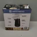 West Bend Air Crazy Popcorn Machine for Healthy Snacking with No Oil, 4-Quart, Black