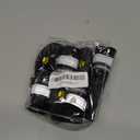 Dog Shoes for Large Dogs, 360° Anti Slip Medium Dog Boots & Paw Protectors Winter Snowy, Waterproof 4Pcs Dog Booties with Reflective Strips (Size 3: 1.97''x2.48''(W*L), Black)