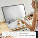 VEVOR Drop in Ice Chest, Stainless Steel Drop in Cooler, Commercial Ice Bin with Lid for Outdoor Kitchen Patio Bar, Drain-Pipe Set Included, Cooling Bins with Cover for Cold Wine Beer, 28" L x 16" W x 17" H