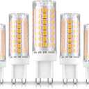 Dimmable G9 Led Bulbs 5W Replace 40W 50W 60W Halogen Bulbs,3000K Warm White,AC120V No Flicker Dimmable G9 T4 Led Corn Bulbs for Pendant Ceiling Chandelier Wall Lighting,600 lm,5Pack