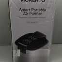 MORENTO Air Purifiers for Home Large Room Up to 2050 Ft with PM 2.5 Air Quality Sensor, Smart WiFi and Sleep Mode, Hepa Filters, Handheld Home Air Purifier - White