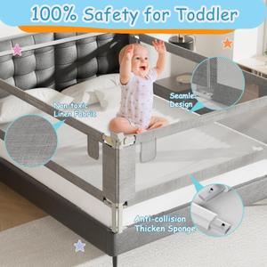 Bed Rails for Toddlers - Adjustable Baby Bed Rail Guard 6778 Bed Rails for Toddlers - Adjustable Baby Bed Rail Guard 6778