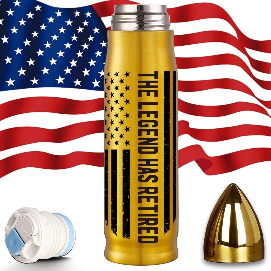 Retirement Gifts for Men, The Legend Has Retired Gifts, 17 Oz Tumbler for Men Dad Boss Coworker