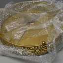 Gold Wedding Cake Stand 12 Inch, Metal Round Dessert Display Cupcake Stands for Celebration, Birthday, Party, Decor (with Cake Knife and Server Set)