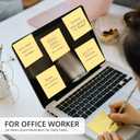 5 x Pop Up Sticky Notes, 12 Pads, 3x3 inches, Yellow Self-Stick Note Pads, Perfect for Office, Study, and Daily Life Organization - Yellow
