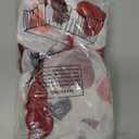 Childom 2 Pcs Valentines Day Tablecloths for Valentines Day Decorations,54" x 108" Disposable Plastic Tablecloths,Rectangle Heart Table Cover for Party Decorations Mothers Day Anniversary Birthday, Red Valentines Heart Stripe