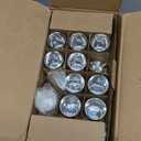 LETINE Gold Votive Candle Holders Set of 36 - Speckled Mercury Gold Glass Candle Holder Bulk - Ideal Spring Summer Decor for Wedding Centerpiece TableValentine's Day Decorations Indoor