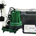Zoeller 508-0006 Aquanot 508 ProPak53 Preassembled Sump Pump System with Battery Back-Up