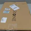 Bluestone Walker Tray Table with 2 Cup Holders, Gray