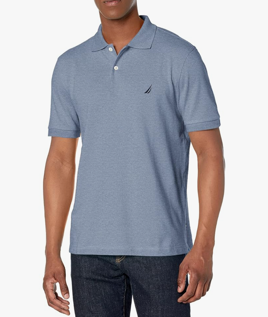 Nautica Men's Short Sleeve Classic Fit Pique Polo XL