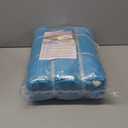 LOVE STORY 12' x 16' Rectangle Turquoise Blue Sun Shade Sail Canopy UV Block for Outdoor Patio Garden Backyard