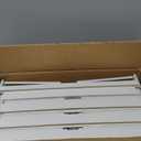 4 Tier Plastic Storage Bins with Lid 23QT, Stackable Storage Containers with Wheels, Folding Storage Boxes, Stackable Storage Bins, Closet Organizers and Storage for Living Room,Office,Dorm