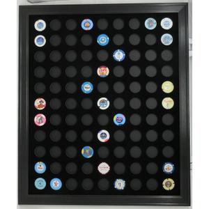 99 Casino Poker Chips (not Included) Wall Display Picture Frame Made in USA