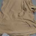 Peauty Maternity Dress Maternity Maxi Dress Maternity Dress for Photoshoot Ruffles Short Sleeve Light Mocha XL