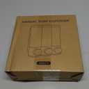 Shampoo and Conditioner Dispenser,GlintGath Shower Dispenser 3 Chamber No Drill Shampoo Dispenser for Shower Wall Mounted Shower Soap Dispenser for Bathroom Hotel,3 * 300ML,Chrome