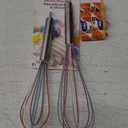 Set of 2: TERRO T518 Fly Trap Indoor Housefly, 4 Pack, Sticky Fly Trap Indoor Hanging + CRAVE Silicone Rainbow Whisk 2ct