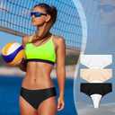 3 Pcs Feminine Line Concealer Underwear Women Concealing Cover Proof Thong Prevent Seamless No Show Invisible Underwear