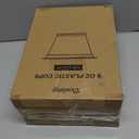 100 Pack 9 oz Clear Plastic Cups, Sturdy & Food Safe Disposable Plastic Cups for Wine Cocktail Punch