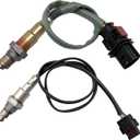 2PCS Upstream & Downstream Oxygen Sensor (234-5173 + 234-8039) for 2015-2020 Ford Edge/Fusion/Escape/Explorer/Focus, 2016-2020 Lincoln MKC/MKT/MKZ– 2.0L/2.3L L4 Turbo