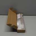 Malldii 9.5" Large Acrylic Straw Holder for Cabinet Door - Reusable Tumbler Straw Organizer Storage, Small Kitchen Accessories Container, Ultra Sticky Cupboard Door Mounted (Transparent)