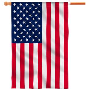 Anley Rip-Proof American US National House Flag 28 x 40 In - Double Sided 3-Ply Premium House Flag - Fade Resistant, Double Stitched & Long Lasting - United States July 4th Independence Day House Flags