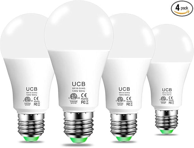 UCB Alexa Light Bulb 130W Equivalent, Smart Light Bulbs Warm White to Daylight Tunable, A19 E26 Bluetooth LED Bulbs Work with Alexa Only for Bedroom Kitchen Living Office No WiFi Required 4 Pack