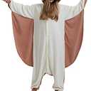 DarkCom Women Men Cosplay Flying Squirrel Onesie Halloween Costume Christmas Pajamas Animal Homewear Sleepwear Small