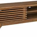 Modway Render 48" Mid-Century Modern Low Profile Media Console TV Stand, 48 Inch, Walnut