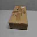 Toilet Paper Holder Stand: Bathroom Stand with Toilet Paper Holder Insert, Slim Storage Cabinet for Small Space (30''H (Pro Rod), White/Bamboo)