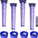 keluke Vacuum Filter Replacement Kit Compatible with Dyson V7, V8 Animal, V8 Absolute & SV10 Cordless Vacuum Cleaners, Replaces Part # 965661-01 & 967478-01 (8P)